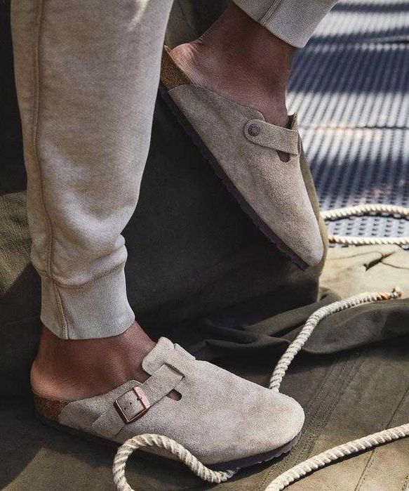 Birkenstock Boston шлепки р37-24 см  р 40 -26 см  оригинал
