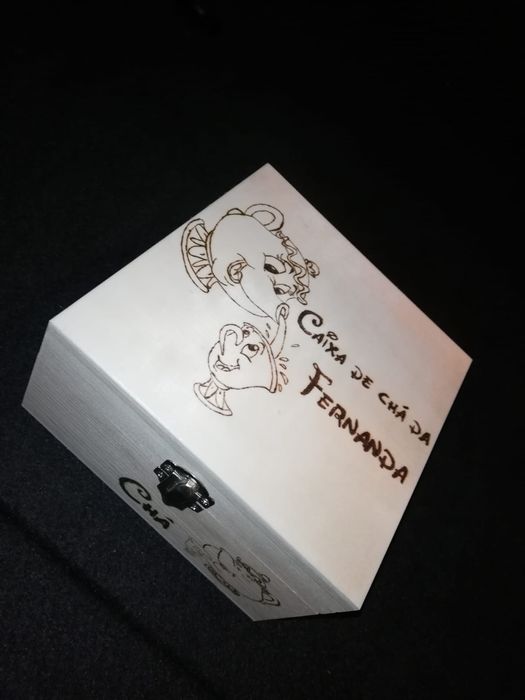 Caixa de chá personalizada
