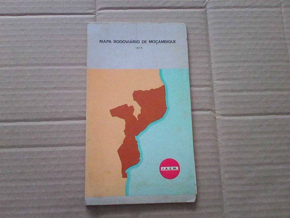 Mapa Rodoviário de Moçambique 1975
