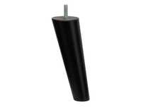 Drewniana noga meblowa toczona STOŻEK SKOS h=15 cm Fi 5/3 cm buk kolor