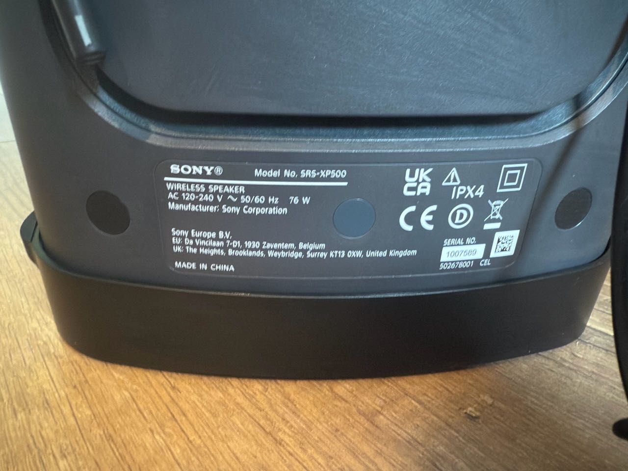 Duży głośnik Sony