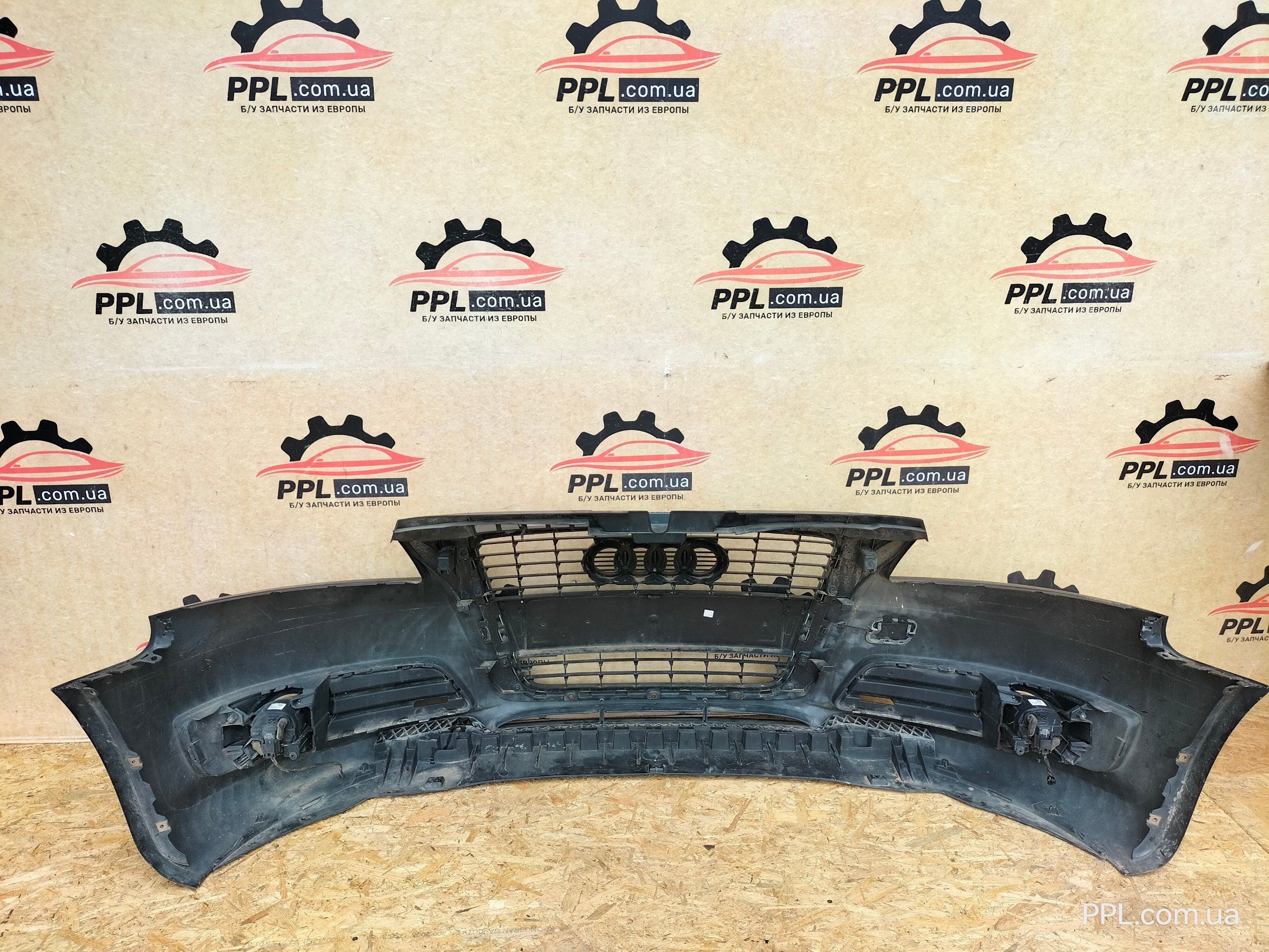Audi A3 8P 08-12 Бампер передний 8P0807437H решетка туманка заглушка