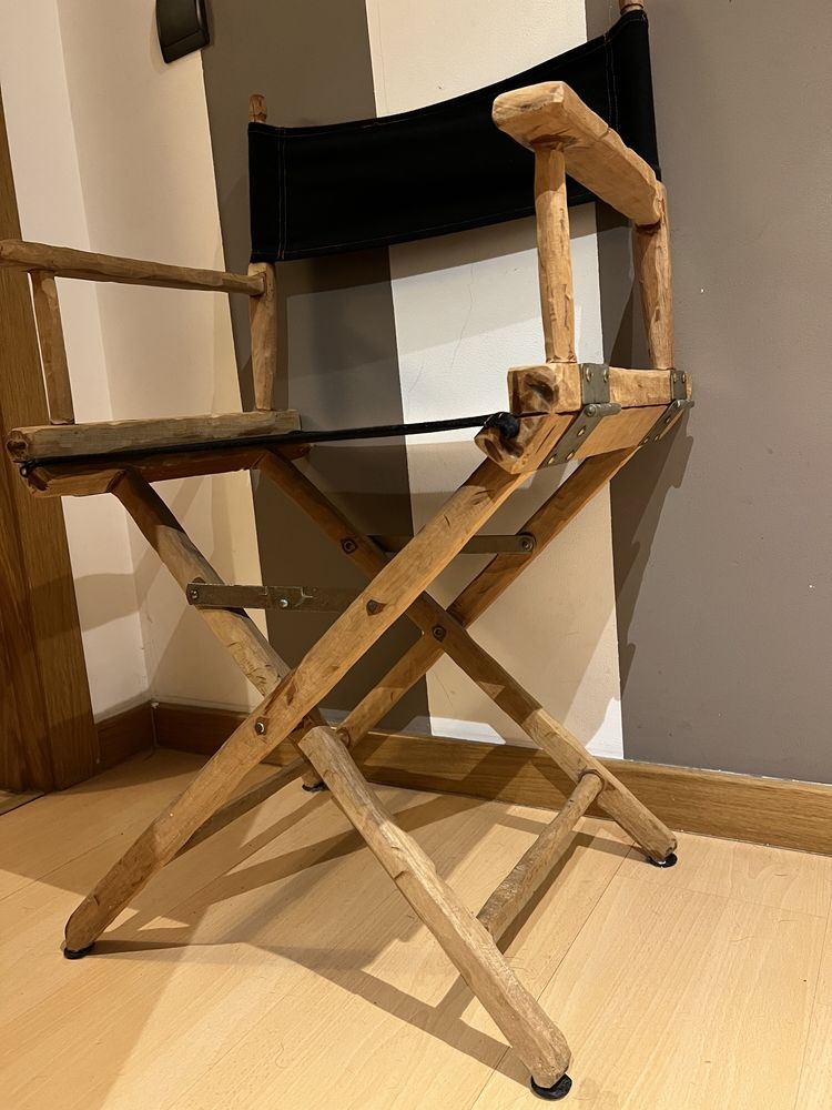 Cadeira de realizador personalizada restaurada