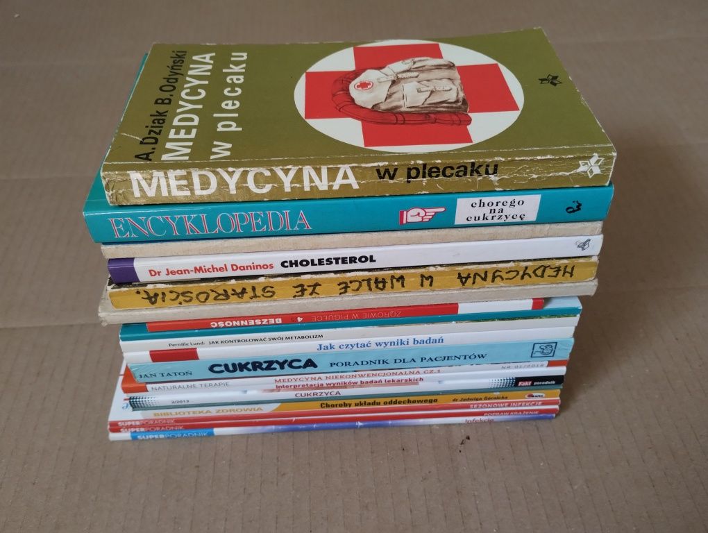 20 książek o zdrowiu, badaniach, infekcjach, cukrzycy i diecie