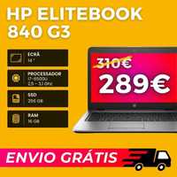 51,97€ / Mês | HP Elitebook 840 G3 - i7 6500u / 16 Gb RAM + 256 Gb SSD