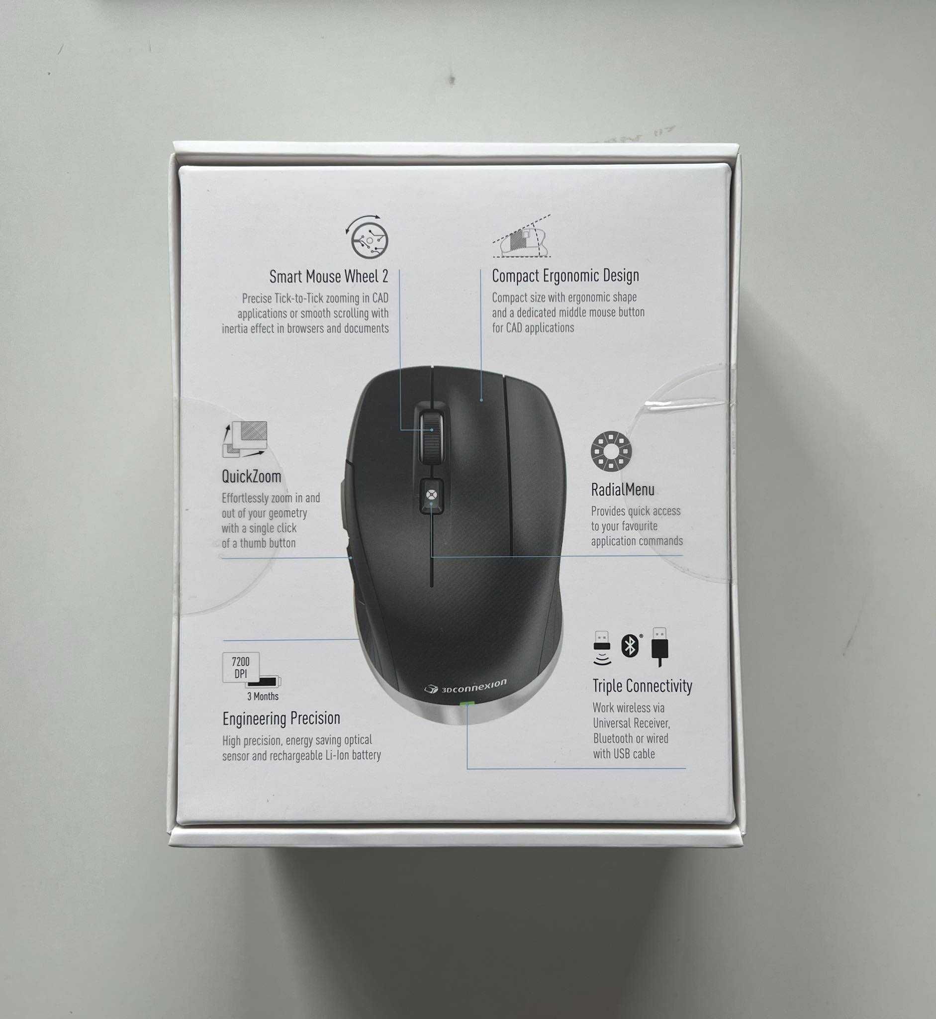 Zestaw CadMouse - Myszka Wireless + Pad