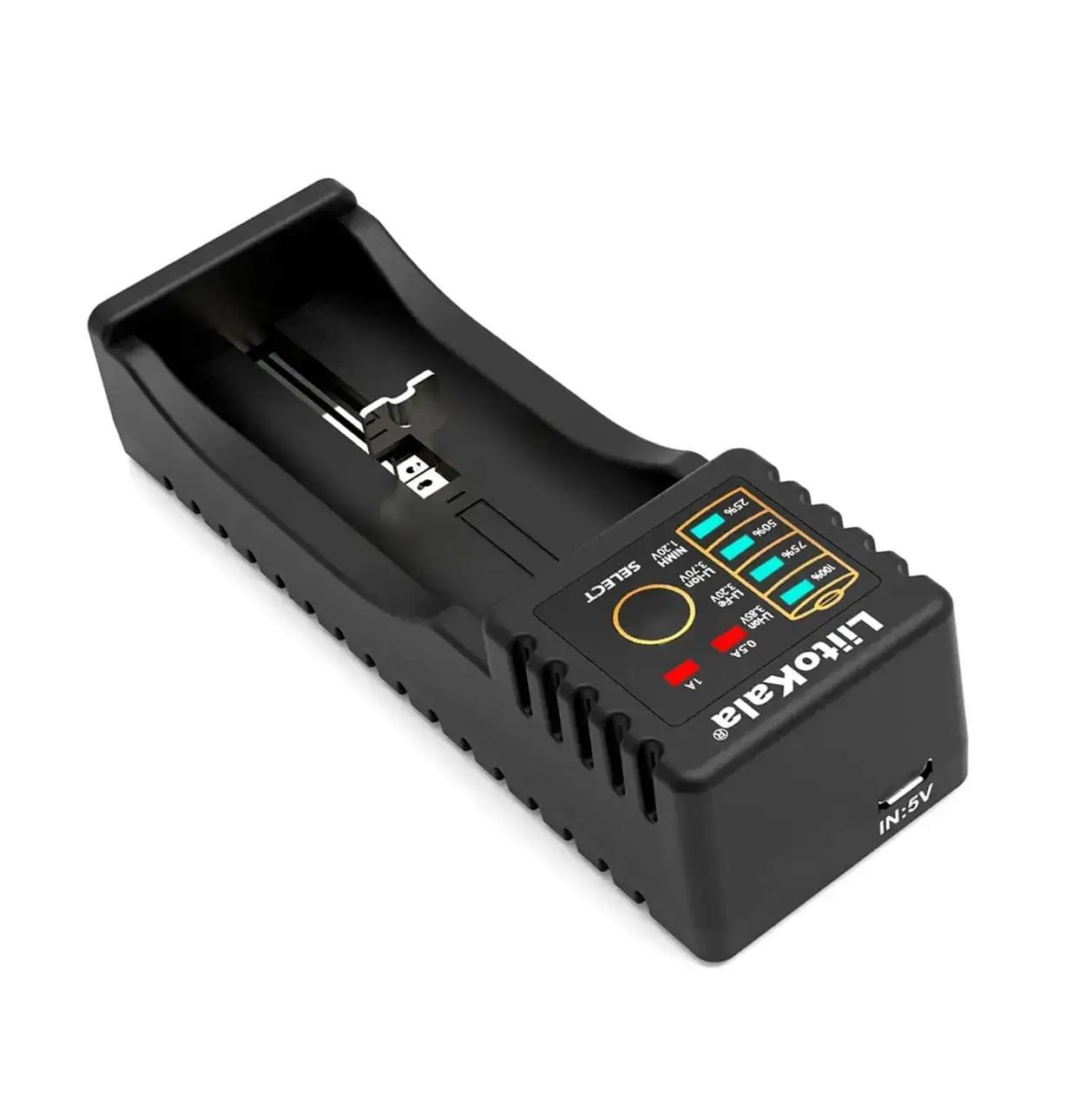 Зарядка LiitoKala Lii-100B в комплекте с адаптером 5V-1A