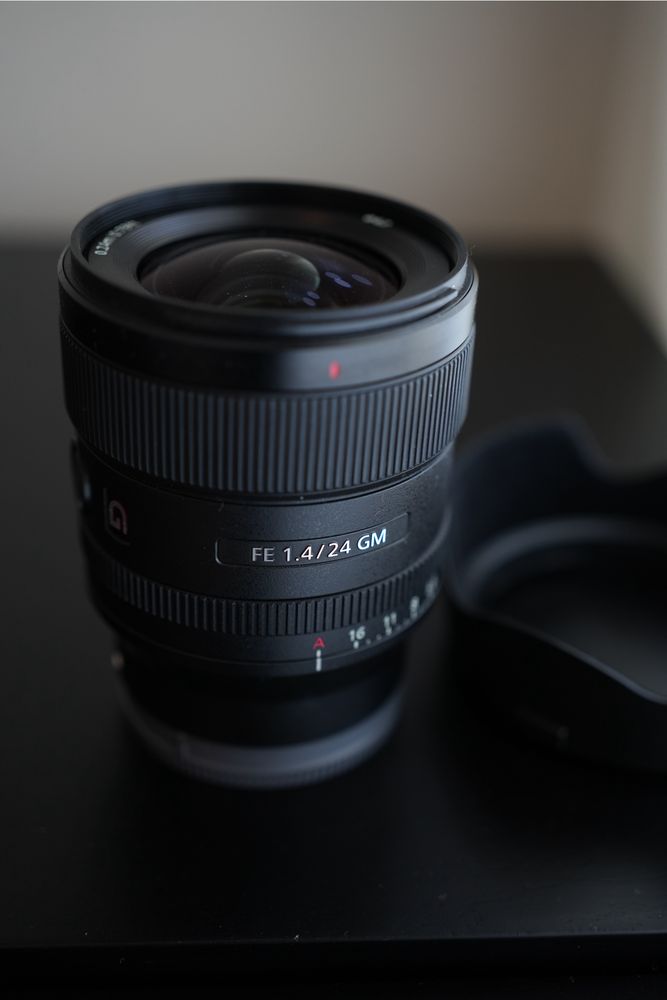 Sony 24mm 1.4 G master como nova