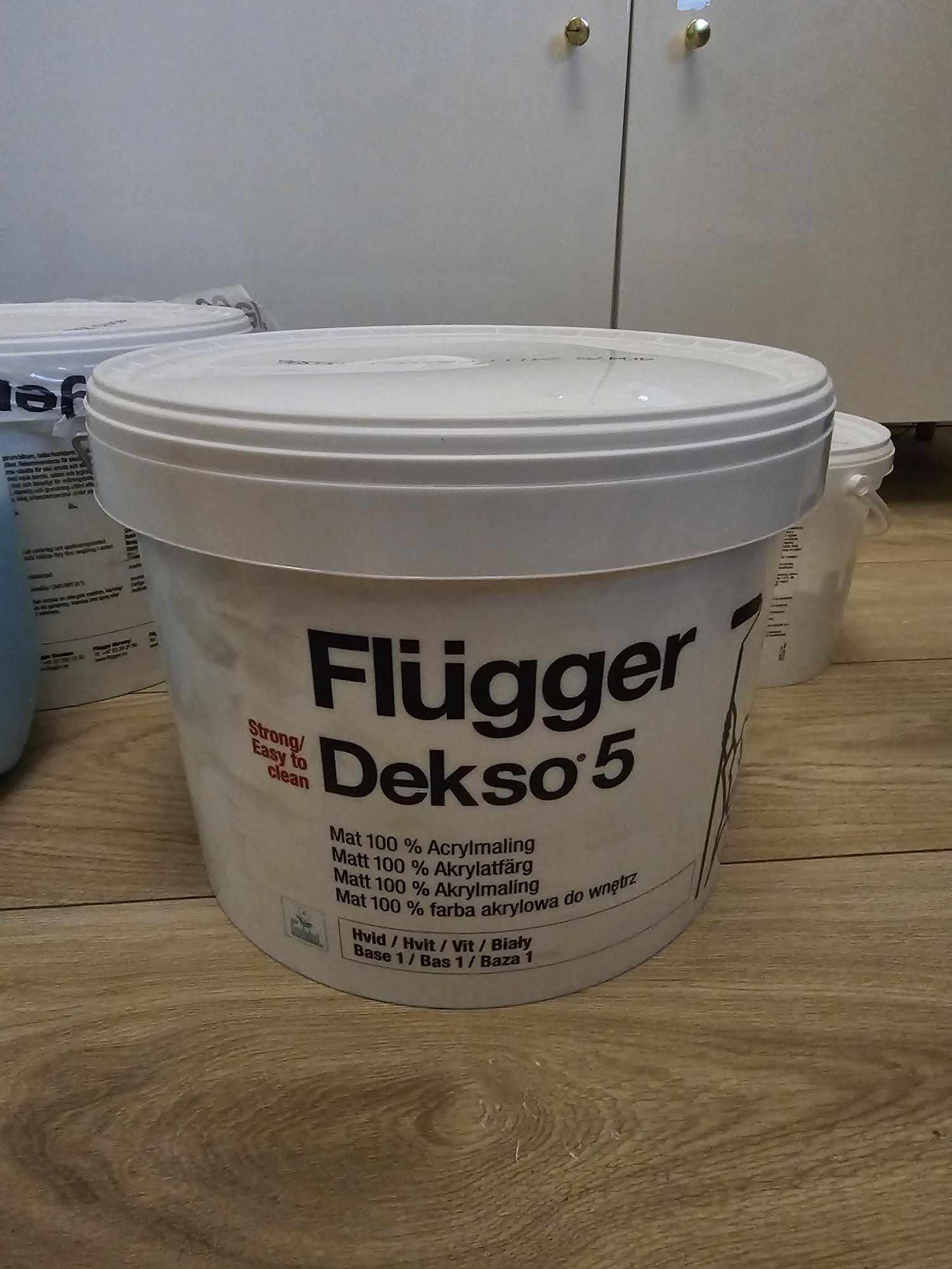 Farba Flugger dekso 5 biała RAL 9016 9.1L