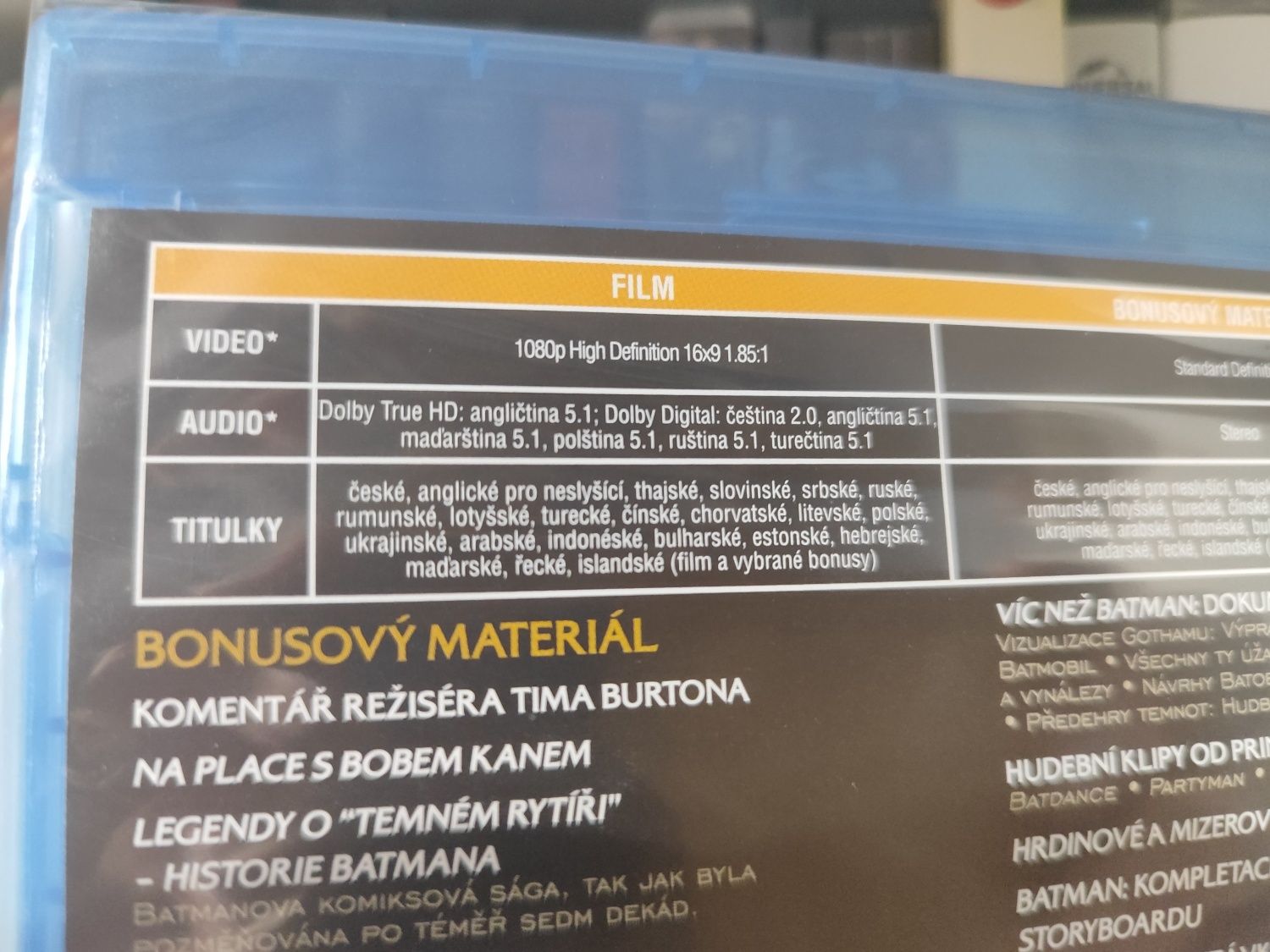 Batman (1989) Keaton Blu-ray Lektor PL