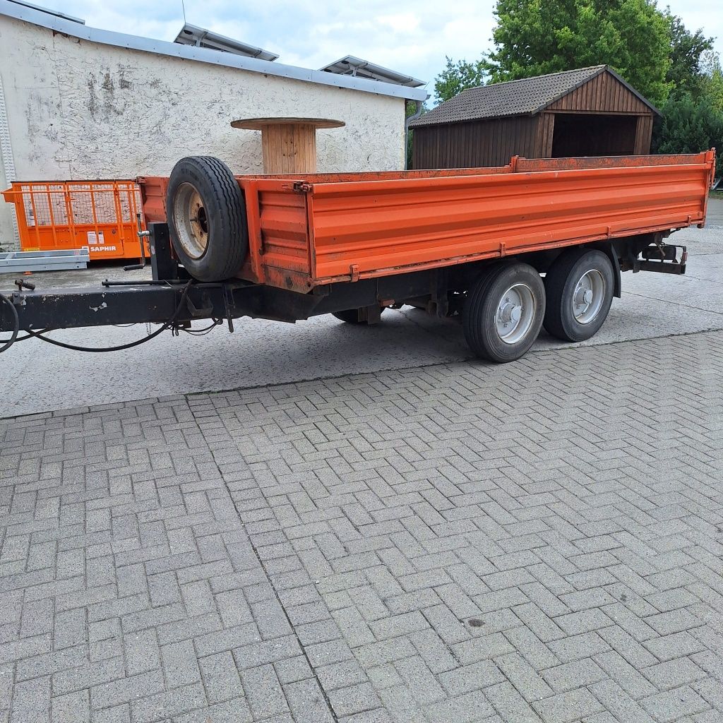 Przyczepa wywrotka tandem