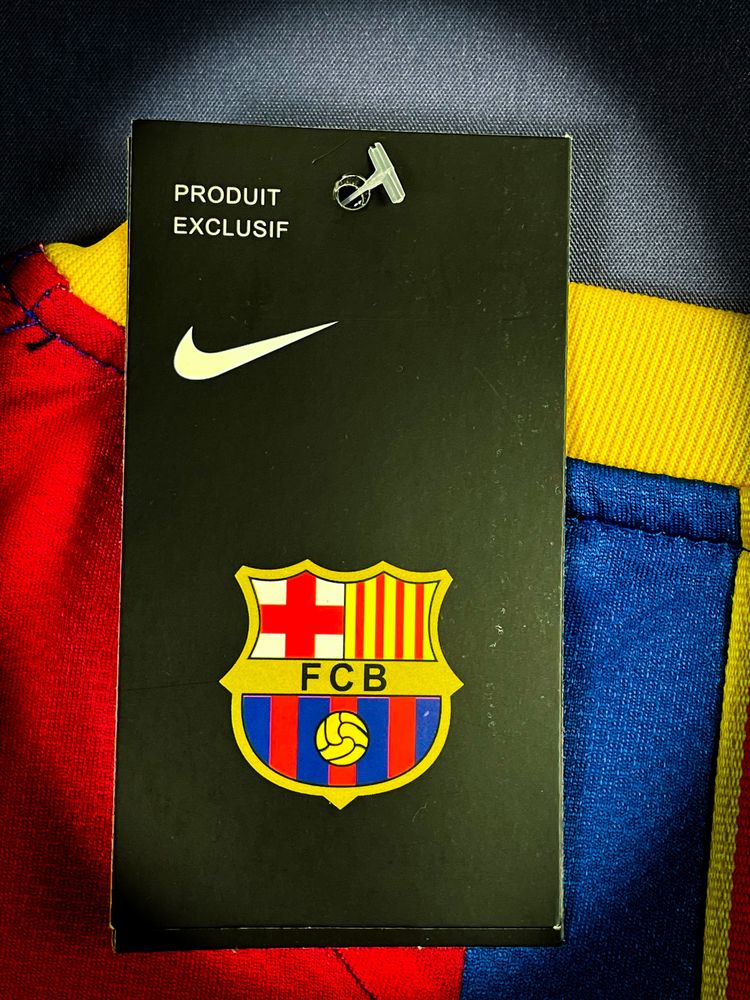 Vintage T-shirt David Villa #7 Barcelona Nike Dri-Fit Champions League