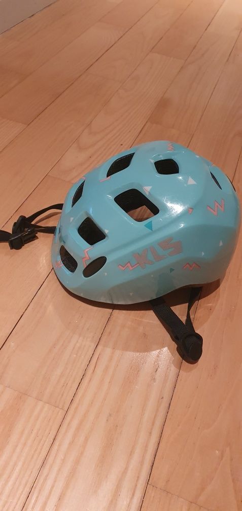 Kask KLS turkus/róż mały XS