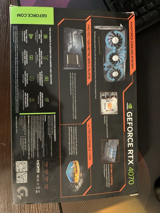 Відеокарта GIGABYTE GeForce RTX 4070
