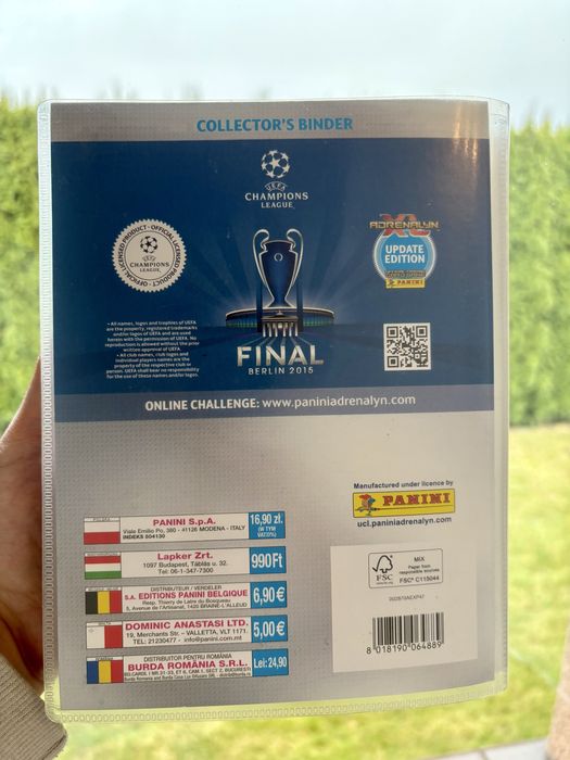 Kolekcja kart Panini UEFA Champions League 2014/2015 Update Edition