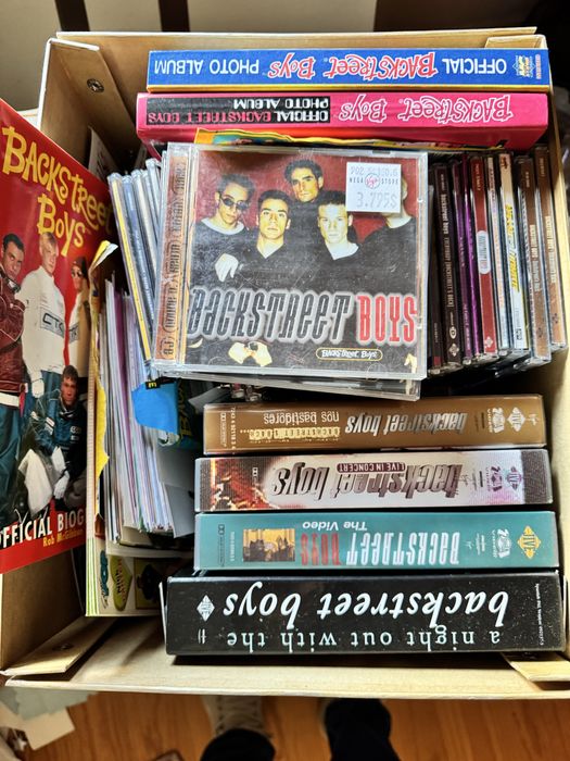 Backstreet Boys BSB pack de CDs videos e merchandising