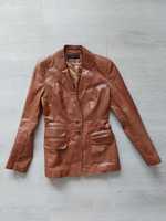 Шикарна брендова шкіряна куртка жакет karen millen, розмір 10 (s - m)