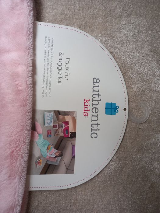 Śpiwór ogon ryby, syrenka authentic kids