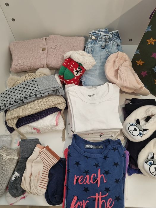 Lote roupa menina outono/ inverno 18/ 24 meses