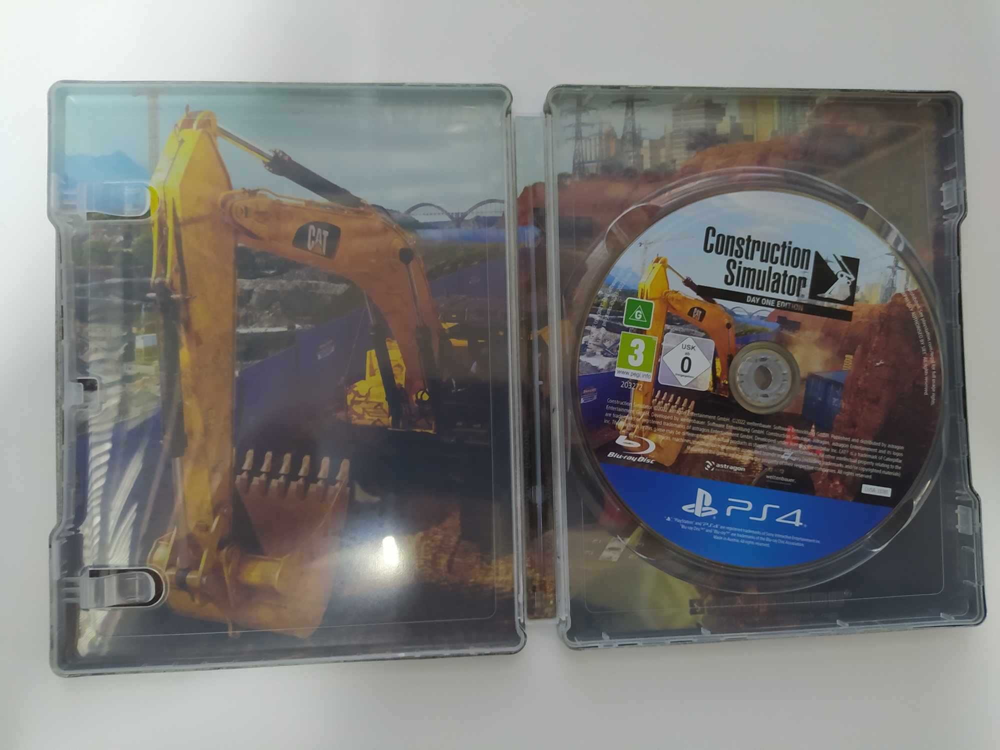 Construction Simulator PS4 Steelbook Polskie napisy w grze