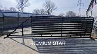 Brama przesuwna palisadowa 4M Premium Star, ocynk+ RAL, PRODUCENT