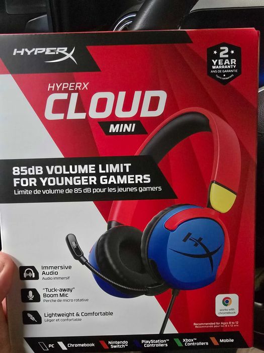 Auscultadores Hyperx Cloud mini red