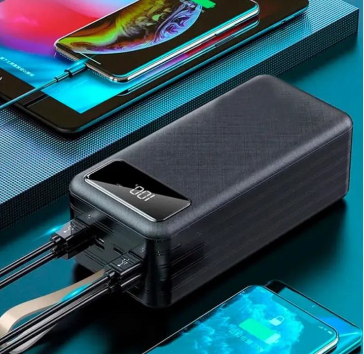 Павербанк Power bank 4 роз'єми I-Battery 100000 mAh 1,2кг