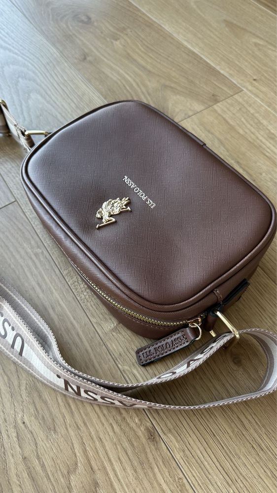 Жіноча сумка U.S. Polo Assn коричнева