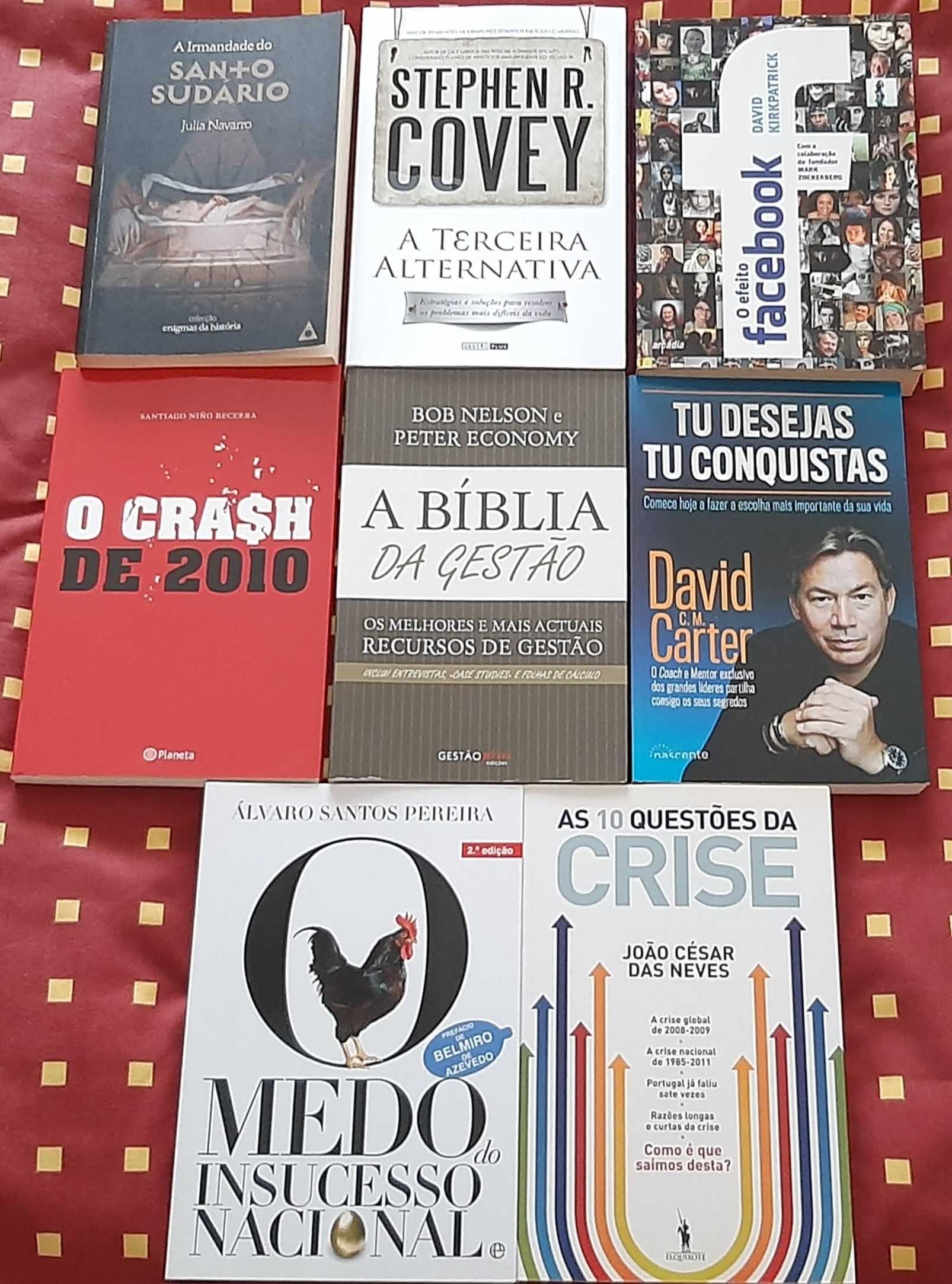 Livros de gestão e romance (desde 5 € e portes grátis)