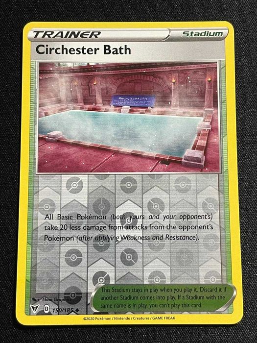 Carta Pokémon Circhester Bath 150/185 Vivid Voltage