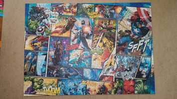 Trefl Puzzle drewniane 1000el. Komiksowe uniwersum Marvela 20165