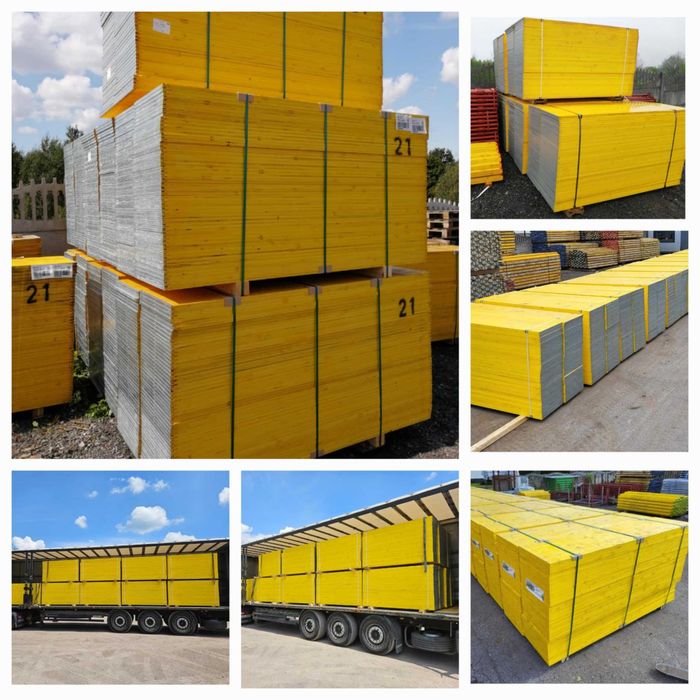 Stemple Budowlane Sklejka Płyta Szalunkowa Trójnogi Dźwigar