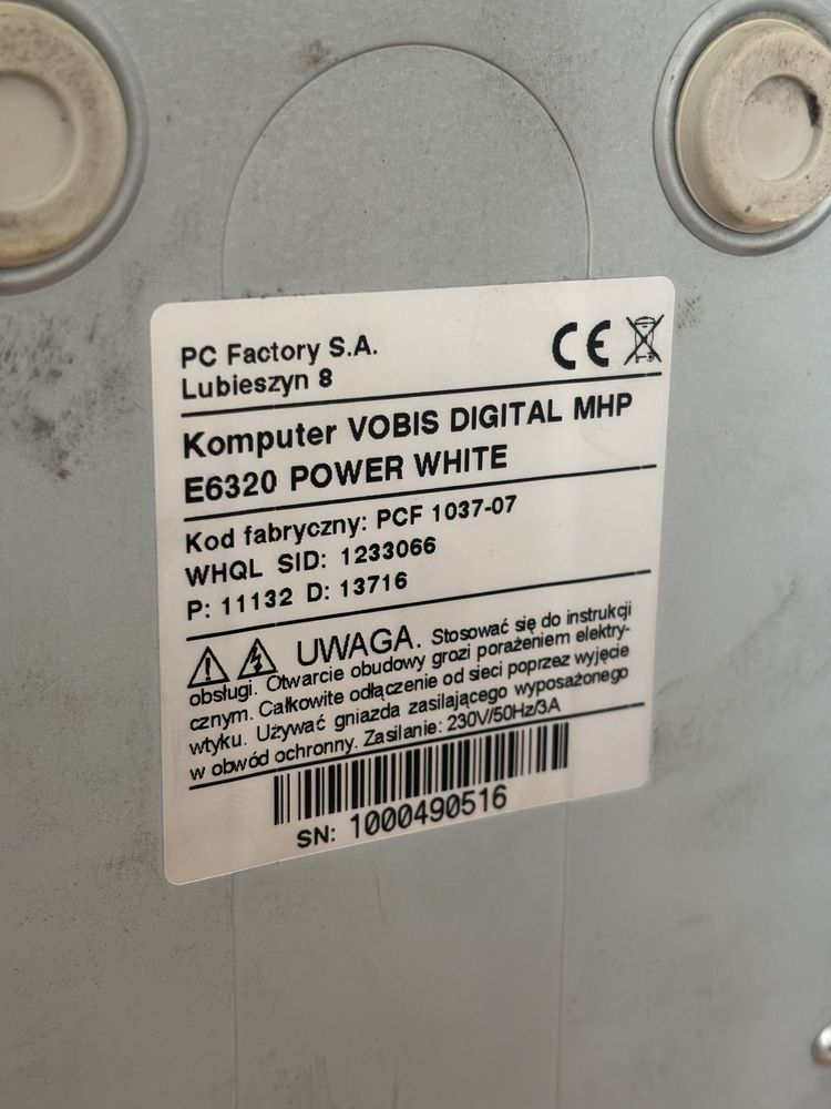 Komputer PC - C2D E6320 HDD 320GB - Retro - Windows Vista