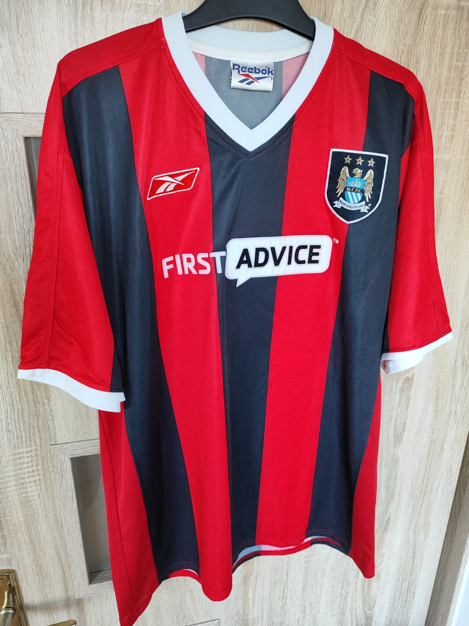 Koszulka piłkarska męska Reebok Manchester City 2003/04 XL #39 Anelka