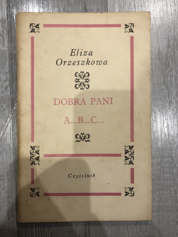 Książka „Dobra Pani A…B…C…”