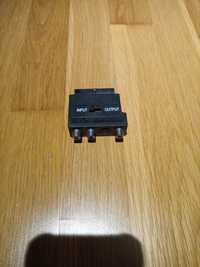 DESCONTO 75% Transformador SCART para RCA