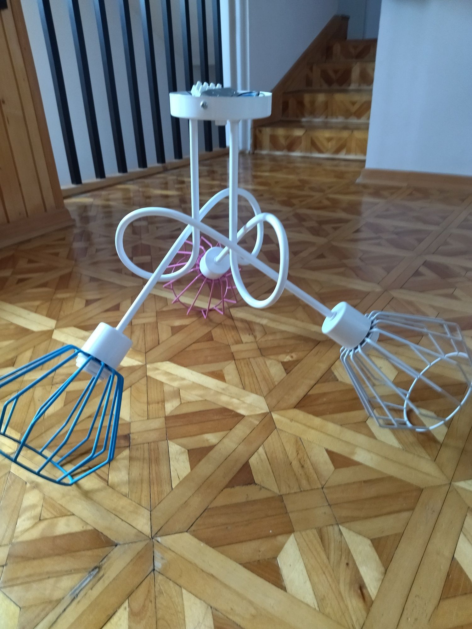 Lampa druciana diament do pokoju dziecka
