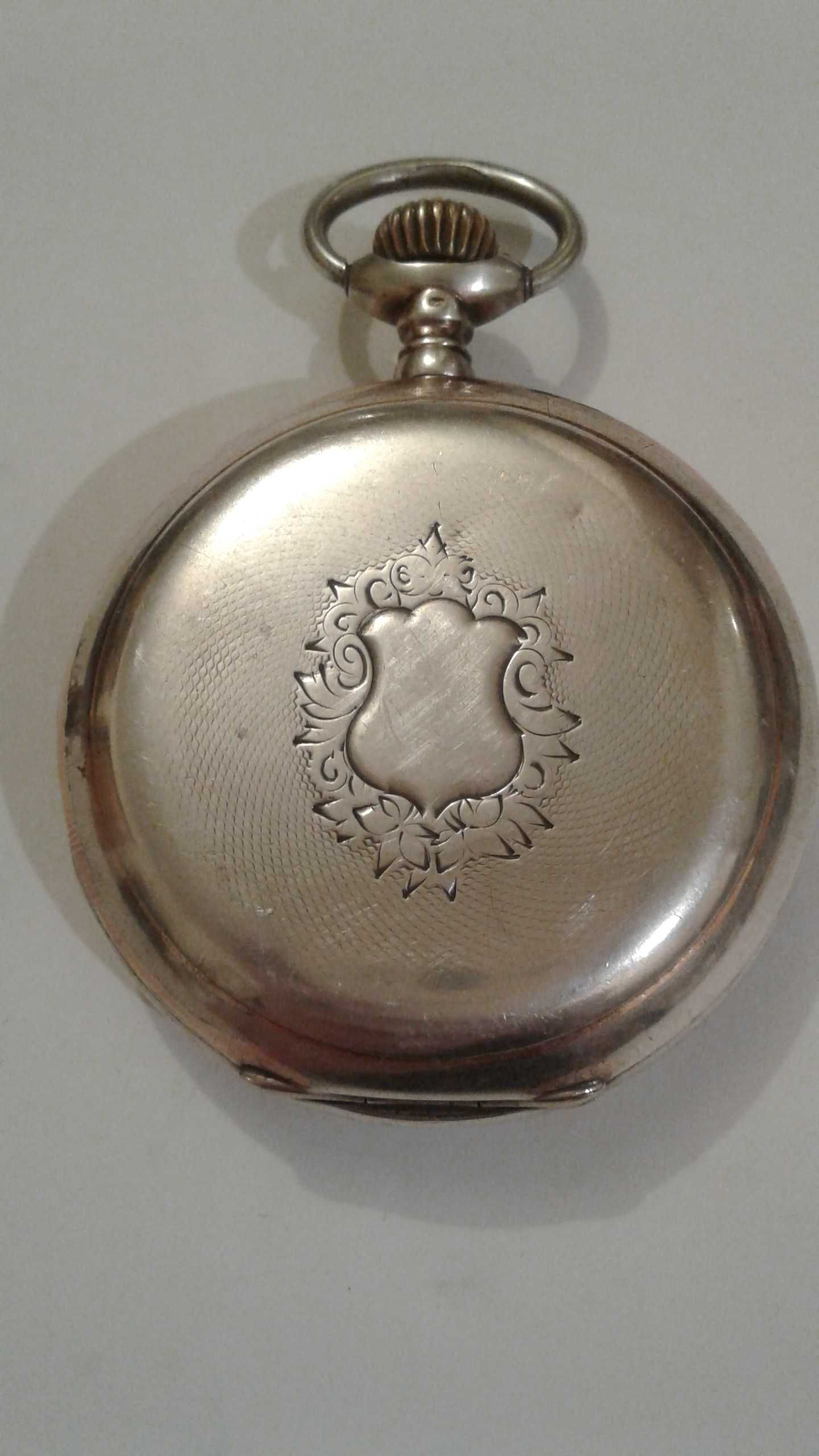 CAÇADOR/SABONETE, relógio de bolso em prata