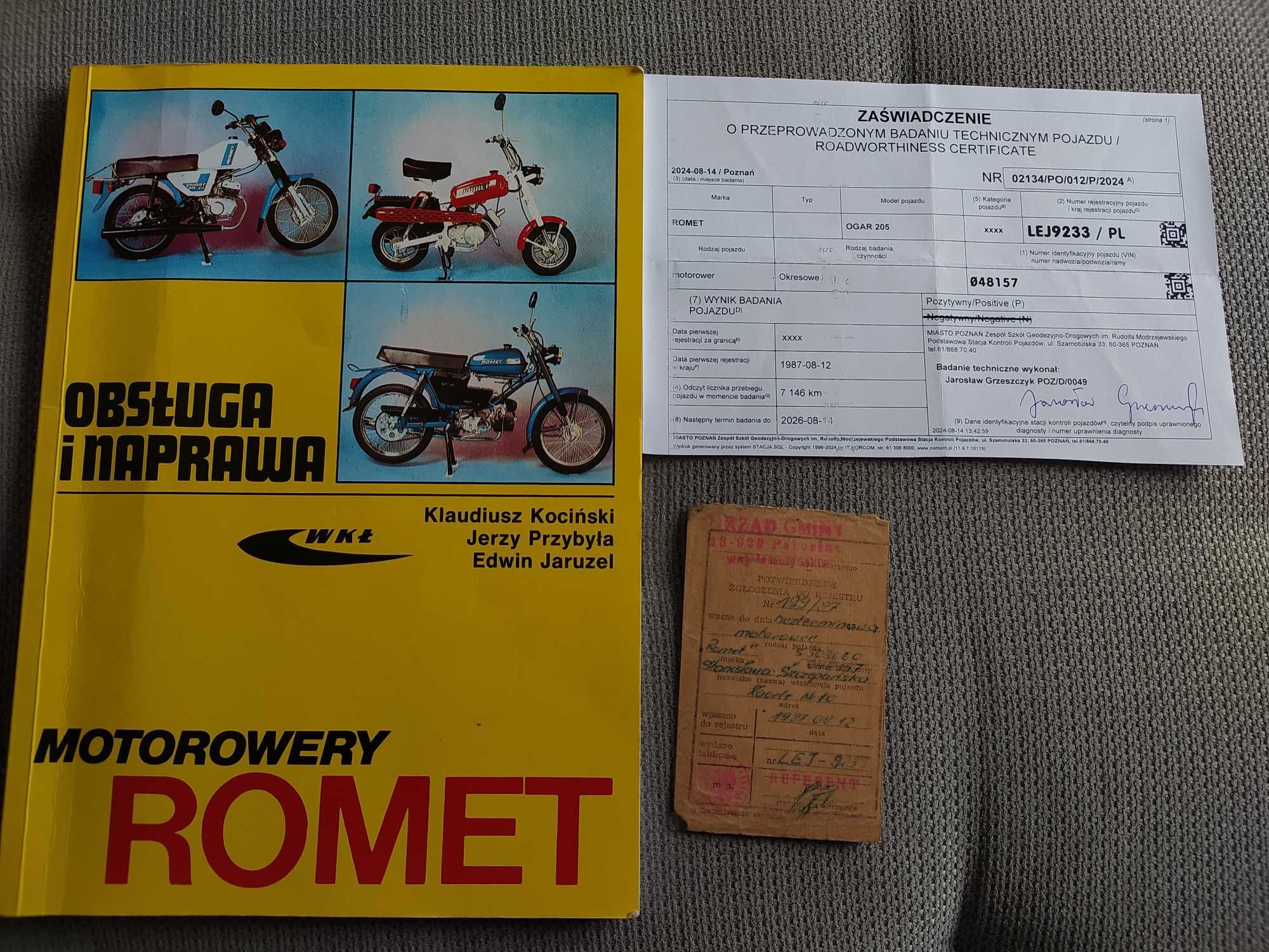 Ogar 205 oryginał 100% sprawny OC do 31.12.2025 przegląd do 14.08.2026