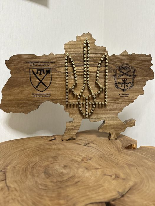 Панно з гербом із гільз Патріотичний подарунок