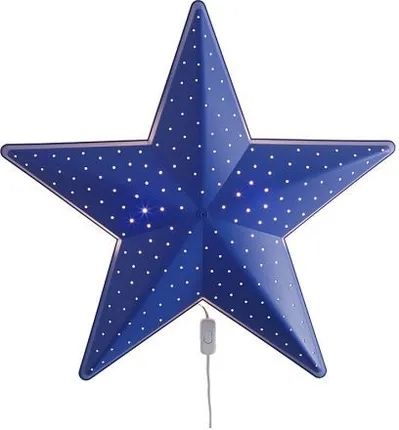 Ikea lampka Smila Stjarna gwiazdka niebieska dziecieca