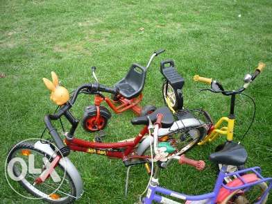 Bicicleta e trotinete