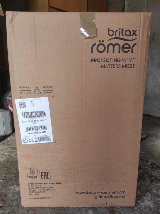 Fotelik samochodowy dziecięcy Britax Römer Kidfix Pro M Szary 15-36kg