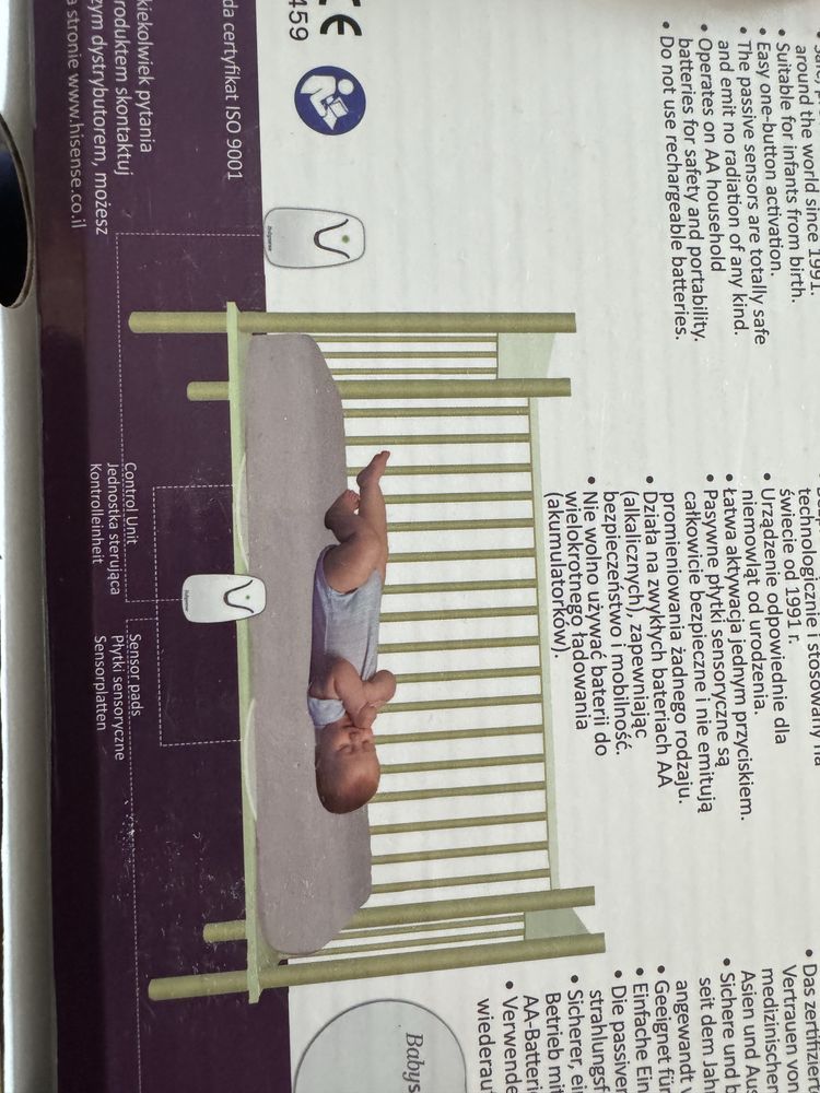 Babysense 7 monitor oddechu 2 płytki