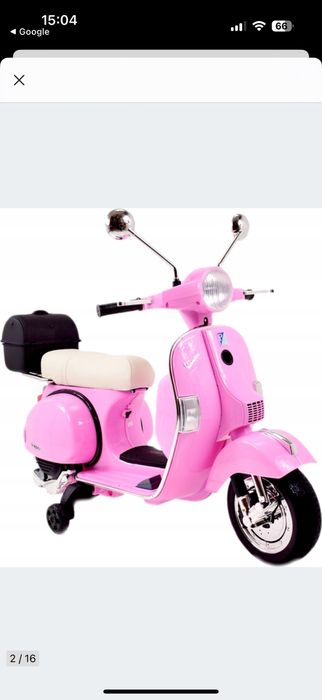 Skuter Vespa elektryczny dla dzieci