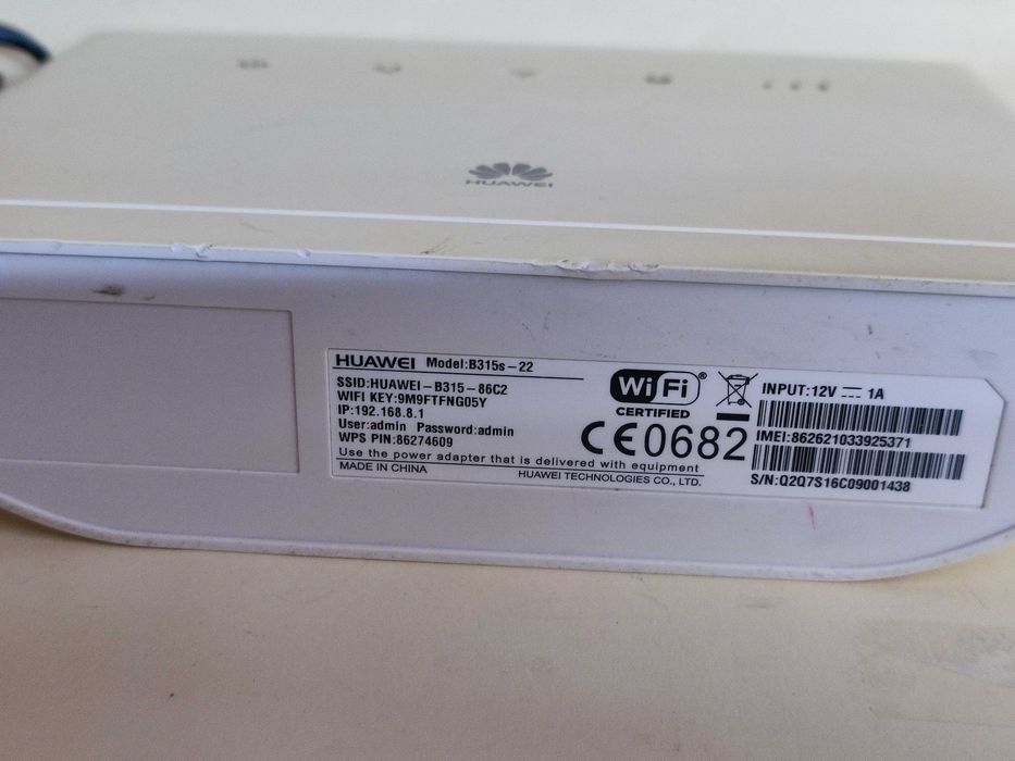 Router Wi-Fi 4G Huawei B315