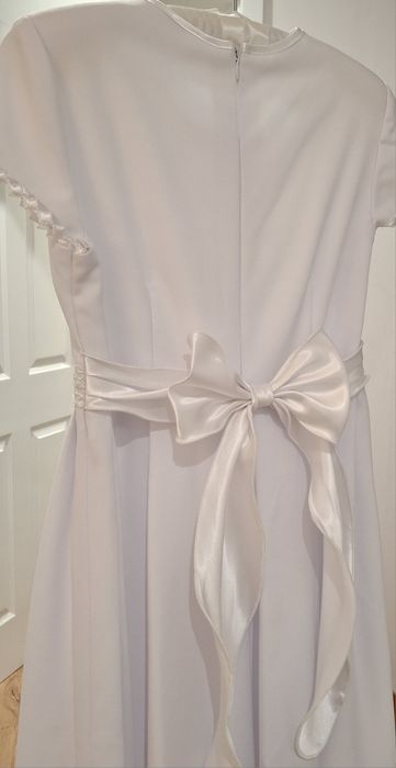 *Impressja* cudna sukienka alba komunijna bolerko torebka halka R.140