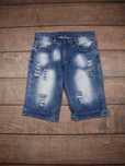 Krótkie spodenki jeansowe shorty szorty niebieskie denim dżinsowe