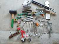 Vários tipos de ferramentas para desocupar