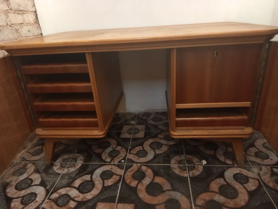 Piękne,dizajnerskie,autorskie biurko ze Skandynawii,okres PRL